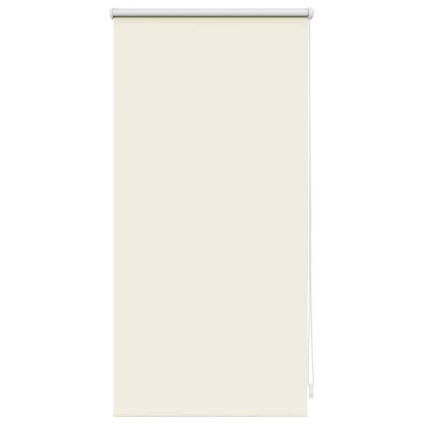vidaXL Roller Blind Blackout 44.4x100 cm Fabric Width 40 cm Off White