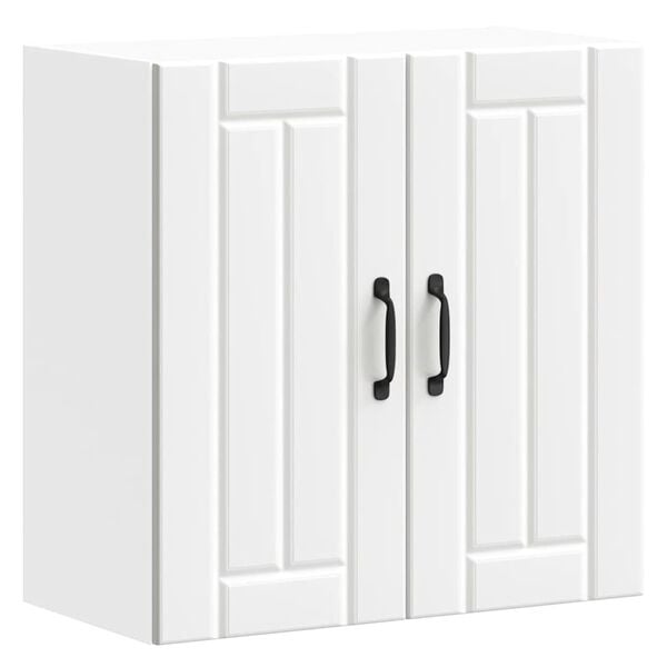 vidaXL Kitchen Wall Cabinet Lucca White Engineered Wood