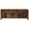 vidaXL Wall-Mounted Desk Smoked Oak 80 x 45 x 30 cm Engineered Wood
