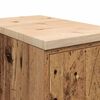 vidaXL Garage Storage Cabinet Old Wood 30x51x85 cm Solid Wood Pine