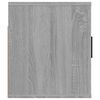 vidaXL Wall Mounted TV Cabinet Grey Sonoma 100x34.5x40 cm