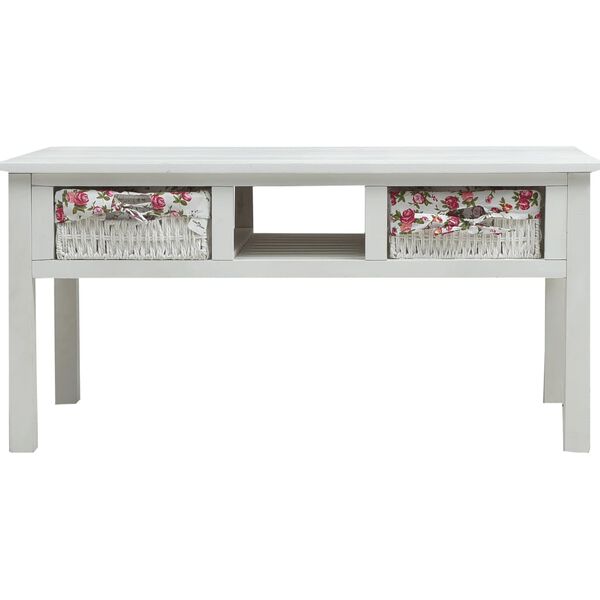 vidaXL Coffee Table White 99.5x60x48 cm Wood