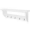 vidaXL Coat Rack | White | MDF | Medium | Coat Rack | Rectangular | Baroque
