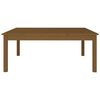 vidaXL Coffee Table Honey Brown 100x100x40 cm Solid Wood Pine
