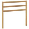 vidaXL Backrest Module White 79 x 4 x 73 cm Solid Acacia Wood