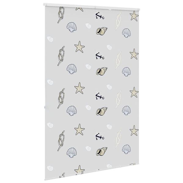 vidaXL Shower Roller Blind with Cassette 150x240 cm Fabric Width 146 cm