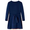 Kids' Dress with Long Sleeves Navy 92