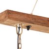 vidaXL Industrial Hanging Lamp 25 W Brass 109 cm E27