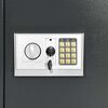 vidaXL Digital Safe with Lock Dark grey 40 x 35 x 60 cm Steel