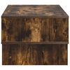 vidaXL Coffee Table Smoked Oak 80 x 46 x 35 cm Engineered Wood