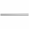 vidaXL Closet Rod 2 pcs Silver 371.5 x 15 x 29 mm Aluminium Alloy