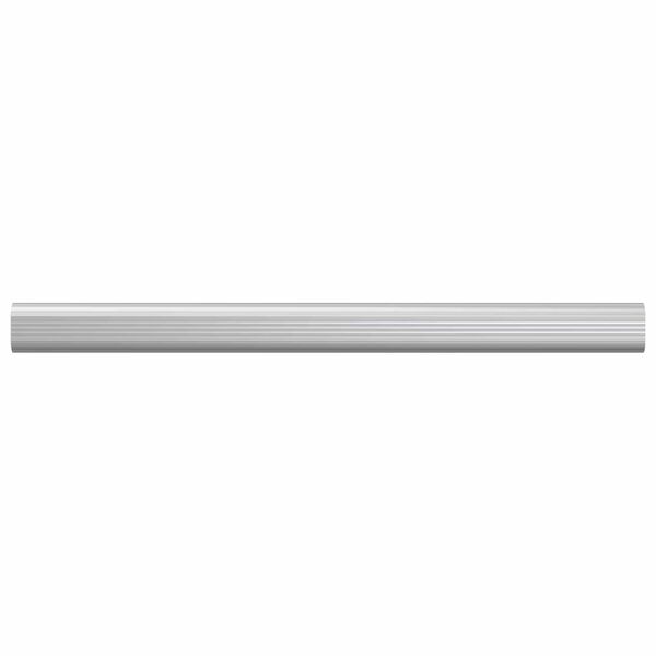 vidaXL Closet Rod 2 pcs Silver 371.5 x 15 x 29 mm Aluminium Alloy