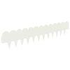 vidaXL Lawn Edging 30 pcs 103 x 20 cm Steel White