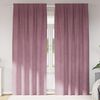 vidaXL Blackout Curtains 2 pcs Dark Pink 140 x 245 cm Velvet