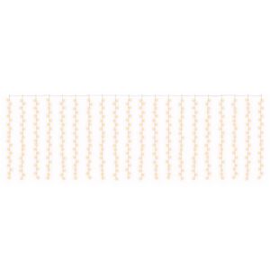 vidaXL Curtain Lights 400 LEDs Warm White 600 x 200 cm