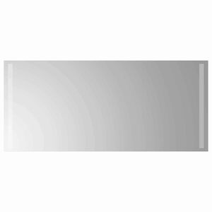 vidaXL LED Bathroom Mirror Transparent 90 x 40 cm Tempered Glass
