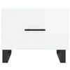 vidaXL Coffee Tables 2pcs High Gloss White 50x50x40 cm Engineered Wood