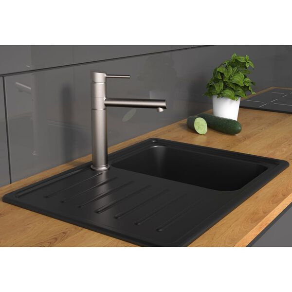 SCH&Uuml;TTE Sink Mixer MASSE Solid Stainless Steel