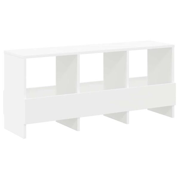 vidaXL Magazine Rack White 102 x 30 x 45 cm