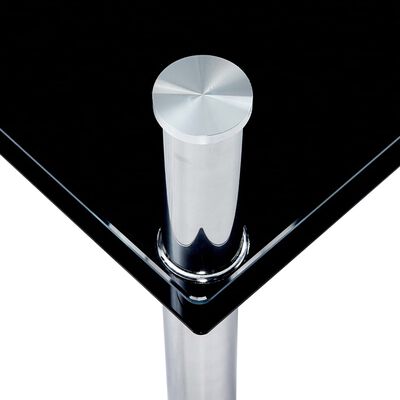 vidaXL Coffee Table Black 100x60x42 cm Tempered Glass