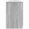 vidaXL Desk with Drawer Grey sonoma 140 x 49 x 76 cm Engineered wood