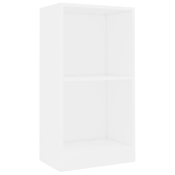 vidaXL Bookshelf White 40x24x75 cm Engineered Wood