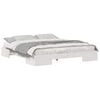 vidaXL Bed Frame White 200 x 200 cm