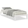 vidaXL Extra Long Bed Frame without Mattress White 90x220 cm