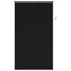 vidaXL Venetian Blind Black 213 x 110 cm 25 mm PVC