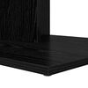 vidaXL Side Table Black Oak 45 x 40 x 62.5 cm Engineered Wood