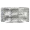 vidaXL Garden Raised Bed Silver 291x140x68 cm Galvanised Steel
