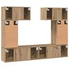 vidaXL TV Cabinet Set Wall-mounted 6 pcs Artisan oak 80 x 30 x 30 cm