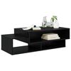 vidaXL Coffee Table Black Oak 105 x 50 x 32.5 cm Engineered Wood