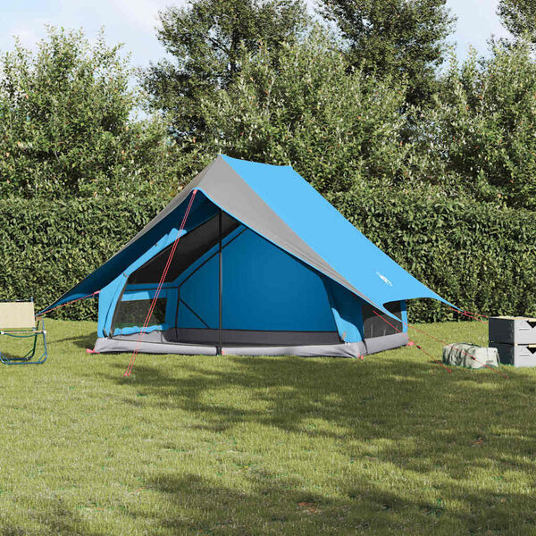 vidaXL Tents with Roof with Air Vent Blue 256 x 266 x 185 cm Polyester