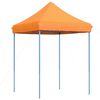 vidaXL Party Tent Folding Orange 200 x 200 x 306 cm Oxford Fabric