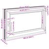 vidaXL Basement Window "RISOR" 100x60 cm Tilt&Turn DIN Right White