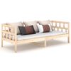 vidaXL Day Bed without Mattress Solid Wood Pine 80x200 cm