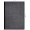 vidaXL Doormat Anthracite 60x80 cm