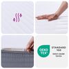 vidaXL Foam Mattress Medium Soft 140x200 cm