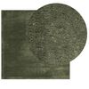 vidaXL Rug HUARTE Short Pile Soft and Washable Forest Green 120x120 cm