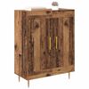 vidaXL Sideboard Old Wood 69.5 x 34 x 90 cm Engineered Wood and Iron
