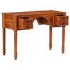 vidaXL Desk with Drawers 110x50x76 cm Solid Wood Acacia
