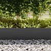 vidaXL Lawn Edging 20 pcs Black 100 x 0.05 x 30 cm Cold Rolled Steel