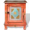 vidaXL Nightstand Solid Mango Wood Orange