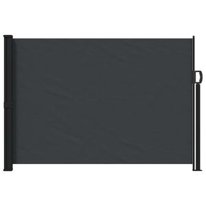 vidaXL Retractable Side Awning Black 300 x 170 cm Polyester