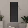 vidaXL Window Blind with Curtains Manual Black Aluminium