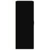 vidaXL Hanging Wall Cabinet Black 69.5x32.5x90 cm