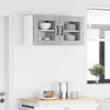 vidaXL Kitchen Cabinet with Shelf 2 pcs Concrete Grey 40 x 31 x 40 cm