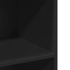 vidaXL Highboard Black 70x41x124 cm Engineered Wood