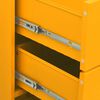 vidaXL Chest of Drawers Mustard Yellow 80x35x101.5 cm Steel